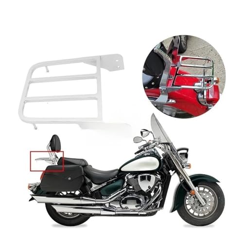 Porte-Bagage Moto Finition Custom pour Dossier de Boulevard M50