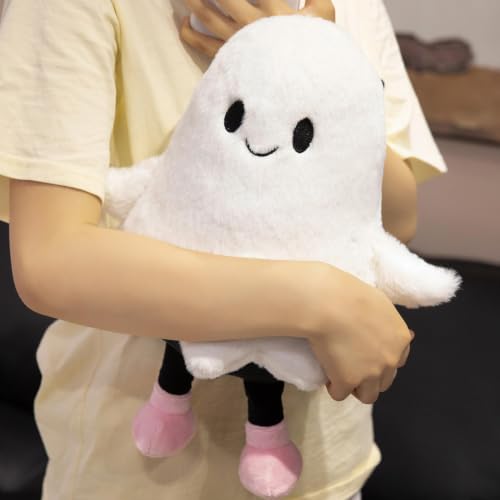 Peluche Fantasma Halloween de 30 cm mullido para decoración de hogar 6