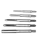 Baxnore 5 PCS Thread Tap Bit, HSS Tapping Tool, Manual Screw Thread Tap Tapper Set, Antirust Screw Thread Cutting Tool for Industrial Manufacturing (Silver)