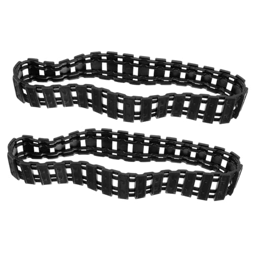 GARVALON 2pcs DIY Rc Car Model Wheels Tank Tracks for DIY Tank Track Crawler Toy