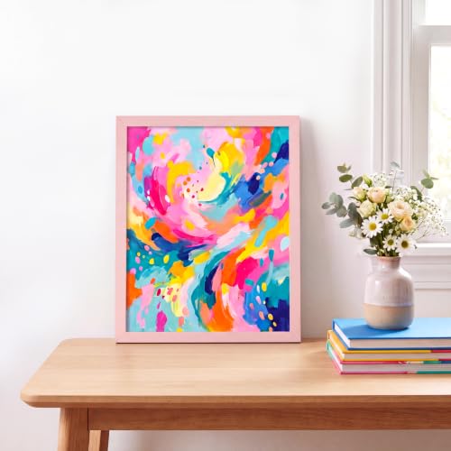 Image of LaVie Home 8x10 Picture Frame for Wall Display, 8x10 Pink Picture Frame with HD Plexiglas, 8 x 10 Poster Frame 1 Pack, Display Frame for Vertical or Horizontal, Classic Collection