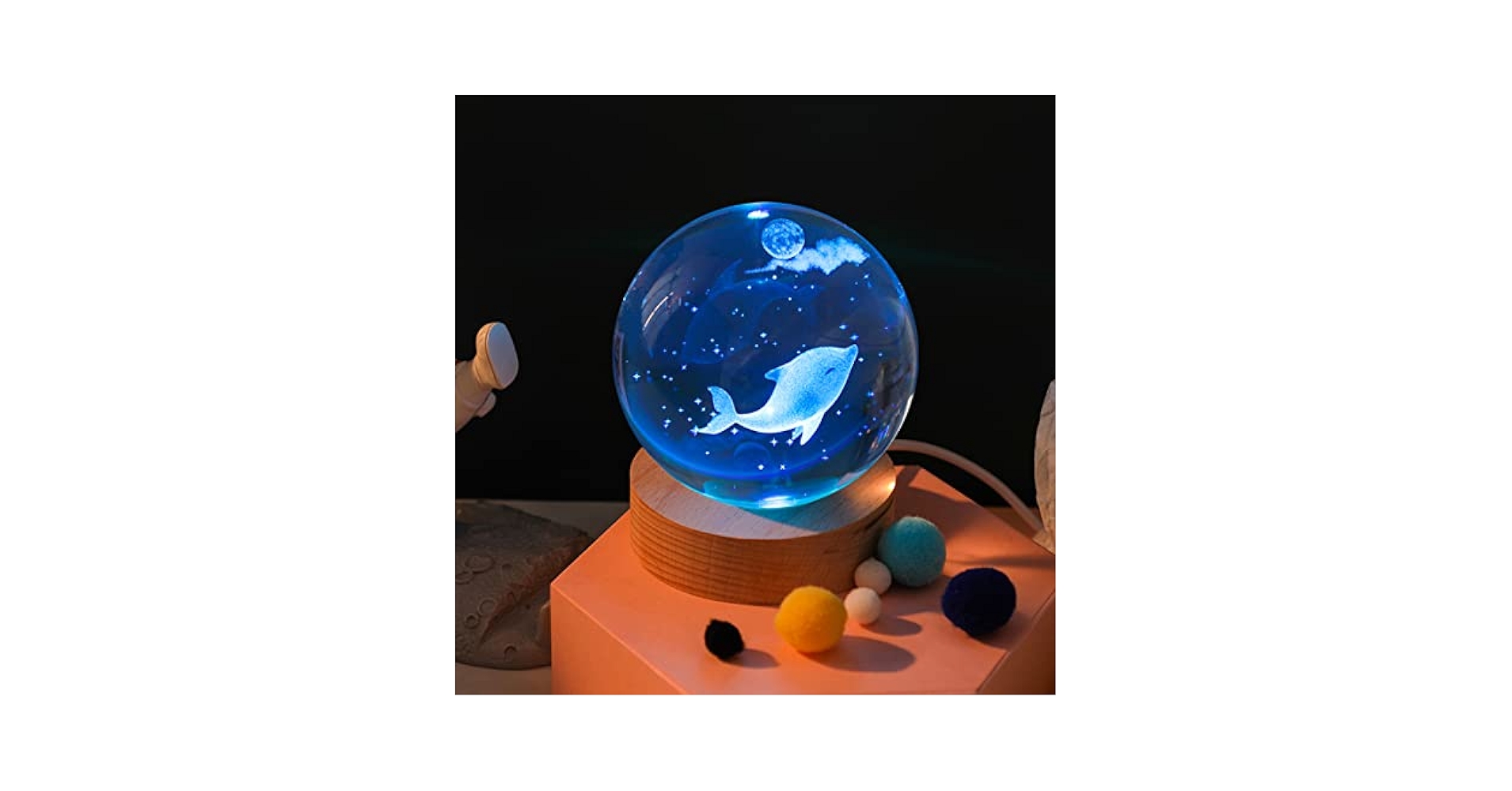 【新品☆未使用】銀被せ宙吹きガラスアート 置物 新品☆未使用】銀被せ宙吹きガラスアート 置物