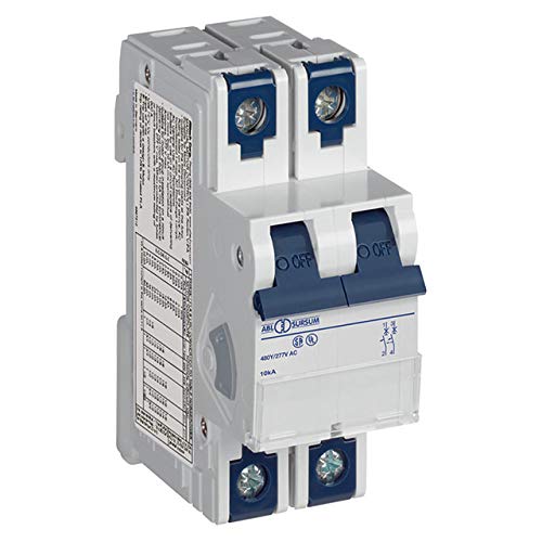 Circuit Breaker Thermal Magnetic 15A 480V AC 80V DC Lever DIN Rail 2D15UM