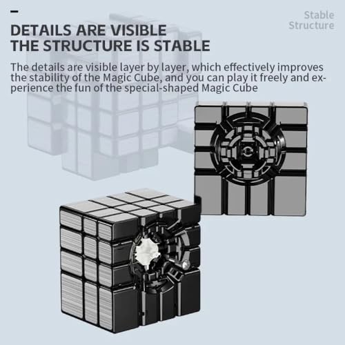 Image of SengSo Mirror 4x4 Shape Mod Speed Cube | Silver Finish | World's First Mass-Produced 4x4x4 Mirror Cube, Shape-Shifting Logic Puzzle for Advanced Solvers, Silver