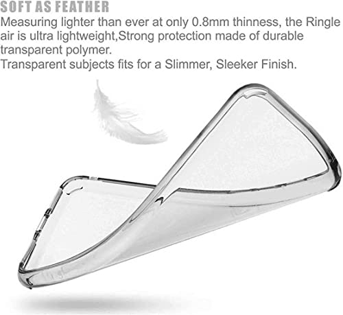 Image of Rubber Back Cover for Tecno CK6 / Camon 20 - Transparent