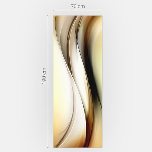 Rénovez un frigo abîmé grâce au sticker couvrant 70x190 cm à vagues