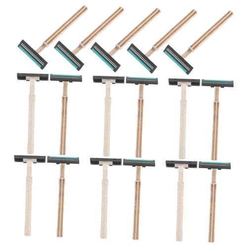 minkissy 20セット使い捨てカミソリ ポータブル ひげ用カミソリ 手動脱毛器 小型ヘアトリマー 女性用ボディシェーバー 旅行用グルーミングツール