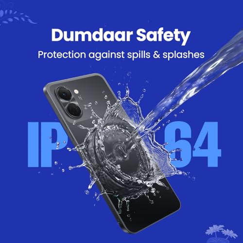 Image of Tecno Spark GO 3 (Ink Black, 4GB+64GB | Super Durability Drop Resistant & IP64 Rated | Make Calls Without Network* |Ella Al in Your Own Language | Super Smooth 120Hz 6.74 inch Display |5000mAh Battery