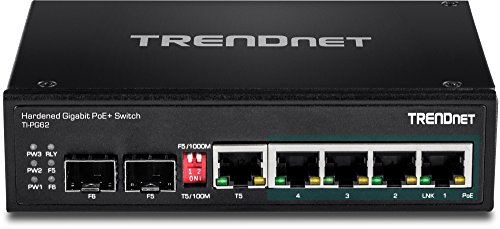Trendnet TI-PG62 6-Port Hardened Industrial Gigabit Poe+ Din-Rail Switch thumb #11