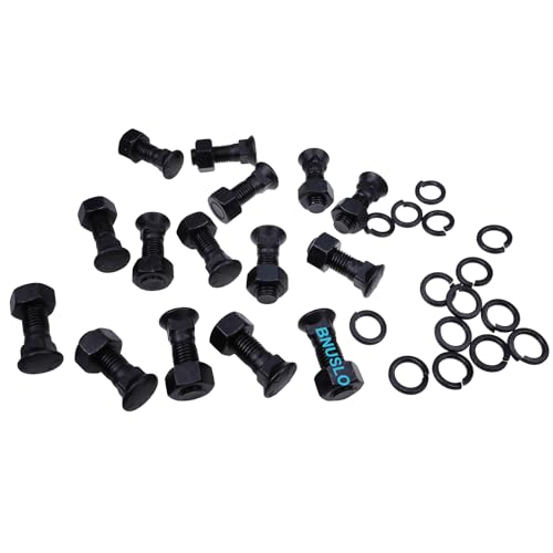 Image of 15 Plow Bolt Nut Washer Blades Cutting Edge 3 /4 10X2 1 /2 Grade 8 Dome Head 5J4773 2J3506 5P8248