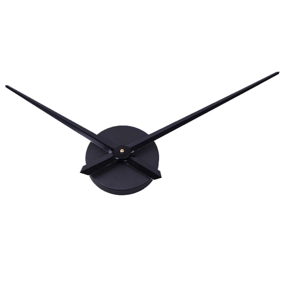 DawwotiDIY Wall Clock Hands 15 inch Silent Clock Movement Kit Clock Replacement Home Decoration (Black)