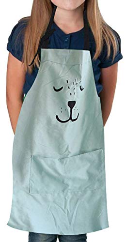 2-Pack-Cotton-Adjustable-Parent-and-Child-Apron-with-Pockets-Mommy-and-Me-Matching-Set-BakingPainting