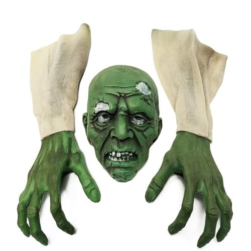 NorNovelties Zombie Party Decorations & Decor – 3 Piece Scary Halloween Zombie Set For Outdoor Yard