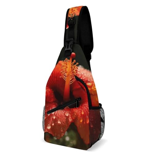 Bolso cruzado estilo sling para viaje y senderismo 38x20cm miniatura 1