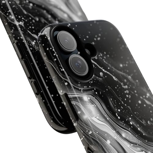 Coque rigide iPhone 16 évitant les rayures arrière motif galaxie - 2