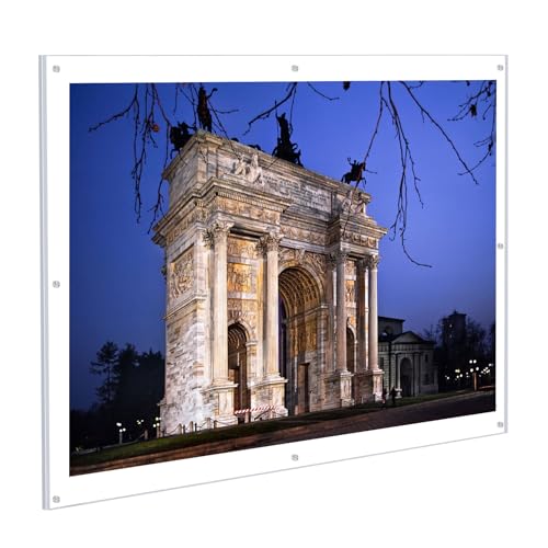 Kalami 18x24 Acrylic Wall Mount Picture Frame Self Adhesive