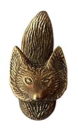 Algopix Similar Product 8 - Set of 4 Metal Fox Knobs  Decorative