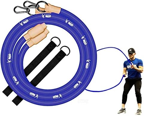 Gronk Fitness Inertia Wave | Battle Rope Alternative for Strength Training | Rubber Battle Ropes | Elastic Battle Ropes for an Abdominal and Core Workout