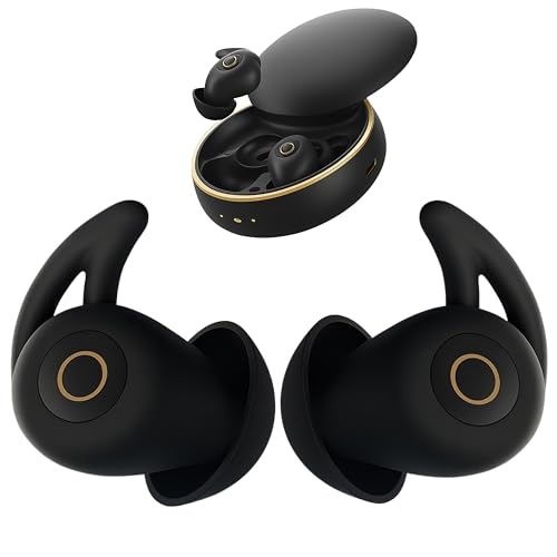 LXYi Sleep Earbuds, Ultra-Thin Invisible Headphones for Side Sleepers, 8-Hour Battery(24h w/ Case)No Buttons, No Lights, No Alerts, Noise Blocking Wireless Bluetooth 5.3, Gift for Him & Her, Mom & Dad