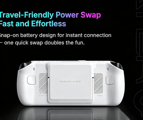 Image of OneXFly Apex Handheld Game Console 8 inch Touchscreen Win11 AMD Ryzen AI Max 395 Radeon 8060S 64GB LPDDR5X RAM /1TB SSD (White)