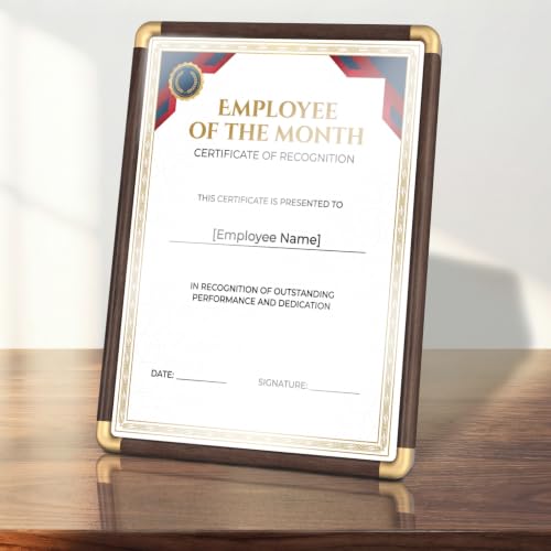 GooodiderX Awards and Trophies, Certificate Frames, Wood Plaque, A4 Size