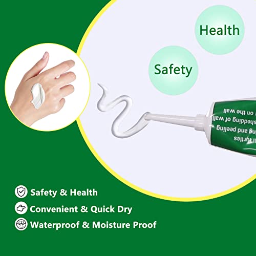 Wall Repair Patch Kit, 500G Wall Mending Agent Drywall Repair Putty & 6 Inch Mesh Drywall Repair Kit, Wall Repair Patch Kit With Scraper And Sandpapers, Gmingztong #TOP1