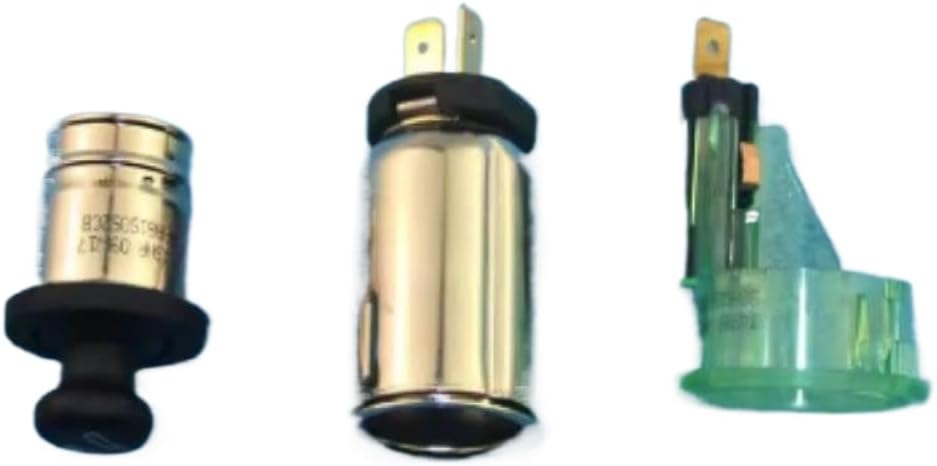 98AG15052CB Cigarette Lighter Assembly Three Piece Set 12V Compatible With Automotive Motorcycle Parts Focus Fiesta Mondeo S MAX For Part Number 98AG15052CB