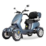 Xmatch Heavy Duty 4-Wheel 3-Speed Mobility Scooter for Adults & Seniors, Electric Powered Wheelchair
