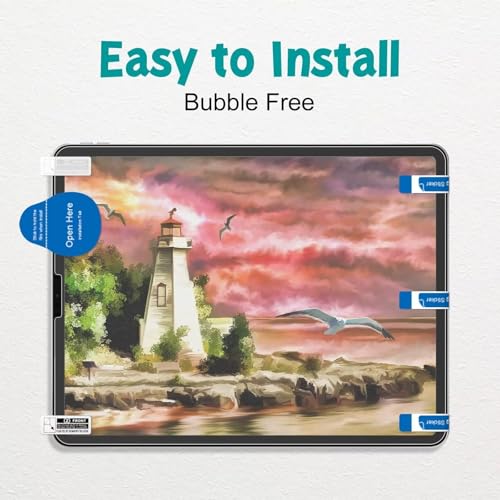 PAPERFEEL [2 Pack] Screen Protector for iPad Air 11 Inch 2025 2024 M3 M2 Model, Matte PET Paper Film Compatible with Apple Pencil Drawing, Writing, Anti Glare, Anti Fingerprint, Easy Installation - Image 5