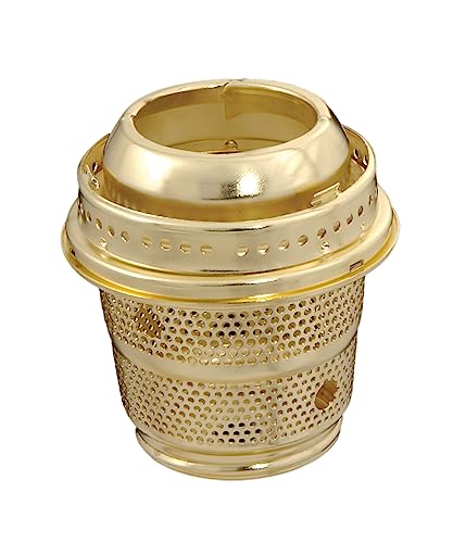 B&P Lamp® Solid Brass Cut-Out Burner Designed To Fit Aladdin