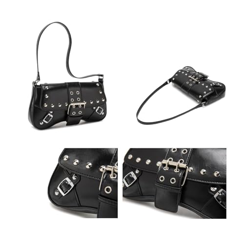 Image of Women's Shoulder Bag Y2K Purses 90s Studded Rivet Punk Handbag,Summer Purses