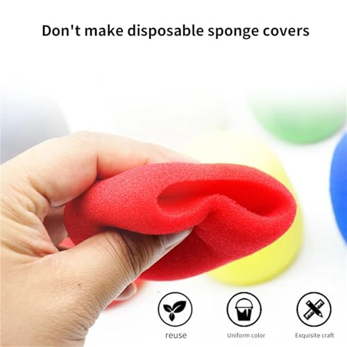 Couverture de mousse micro blanche pour stopper les sifflements des micros KTV - 2