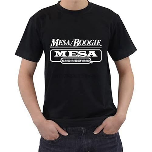 Comfortable to wear opaque New Mesa Boogie Dual Rectifier Amp Short Sleeve Black Men Tshirt Size S