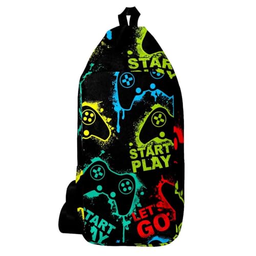 Sac à dos grunge multicolore pour homme et femme 16x36.5cm