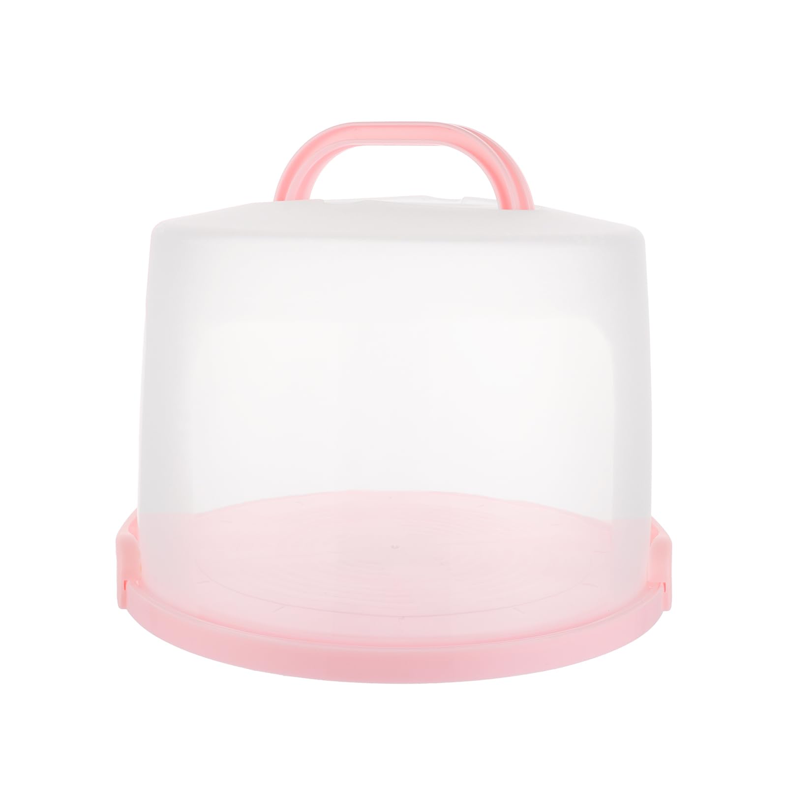Caja de transporte para tartas de plástico de 10 pulgadas, altura 22 cm, 26 x 31 x 22 cm, caja hermética para tartas con asa y tapa, recipiente grande portátil para tartas, galletas, pasteles