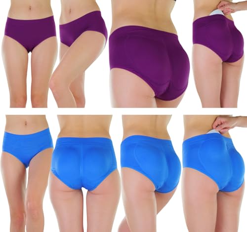 ToBeInStyle Women’s Pack of 6 Enhancing Butt Boosting Padded Underwear2