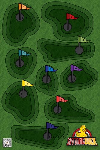 Golf Shooting Target Game | 5 Targets | 12x18 Inch