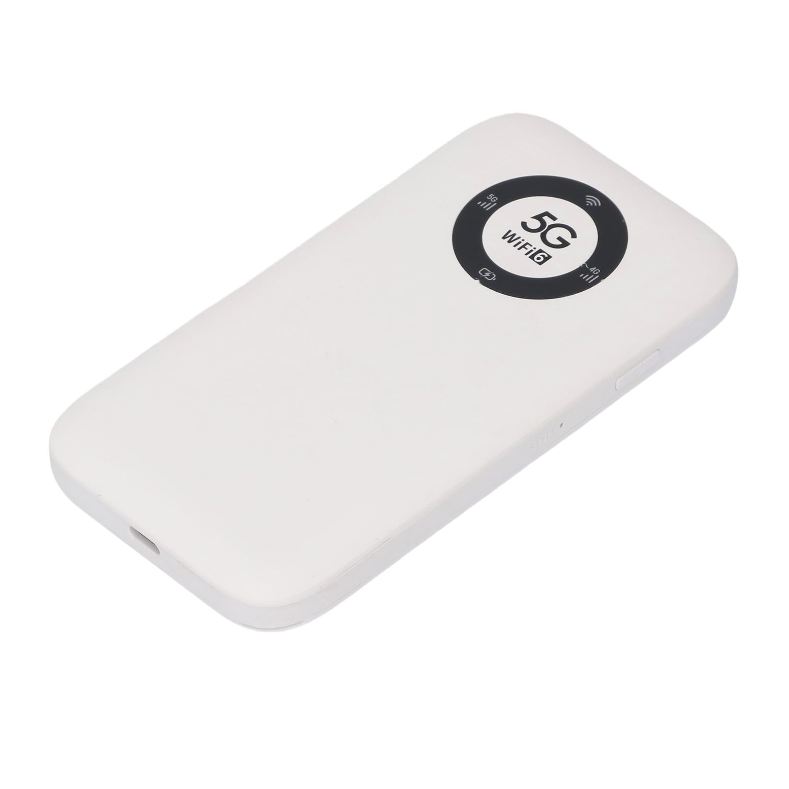 Generic Hotspot Mobile 5G Connessione Wireless Dual Band Batteria da 7100 MAh Slot per Scheda SIM Dispositivo WiFi Portatile per Console di Gioco in Viaggio (WHITE)