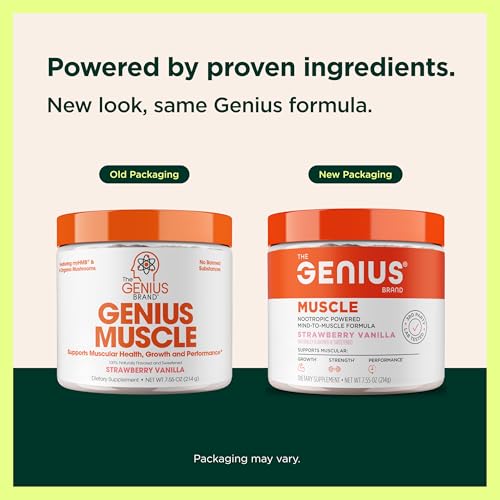 The Genius Brand GEN1020 Natural Supplement To Gain Muscle
