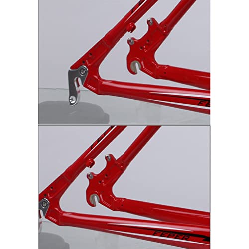 Yojolo Mtb Frame 26Er Mountain Bike Frame 19'' 20'' Ultralight Aluminum Alloy Disc Brake Press-In Bottom Bracket Bicycle Frame Rear Axle 135Mm For 26 Inch Wheel (Color : Red, Size : 26X19'') #TOP4