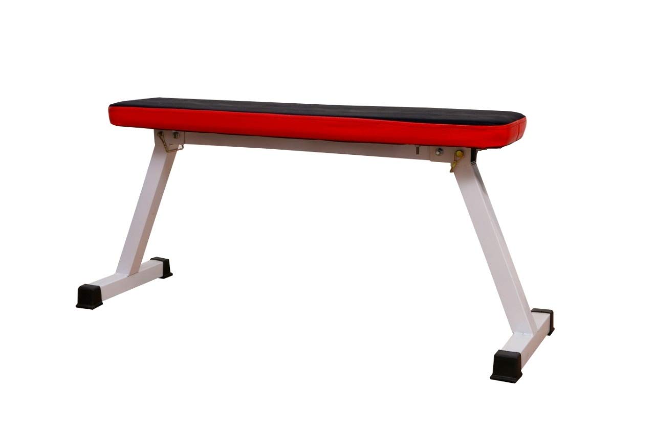 IBS MINI Heavy Duty Flat Bench- 200+ kg Capacity Utility Exercise Bench for Weight Strength Training, Sit Up Abs Multipurpose Fitness Exercise Gym Workout for Full Body Workout of Home Gym-image-4