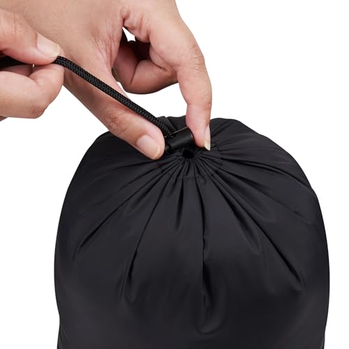 PALTERWEAR Drawstring Bag - UltraLight Nylon Cinch and Ditty Pouch Multi-Use (5 pack, Black, 5 x 7 inch)4