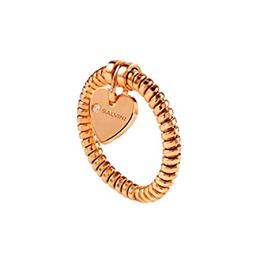 Salvini 20069064 - Anelli da donna minimal pop, colore oro rosa, materiale oro con pietre preziose e diamante