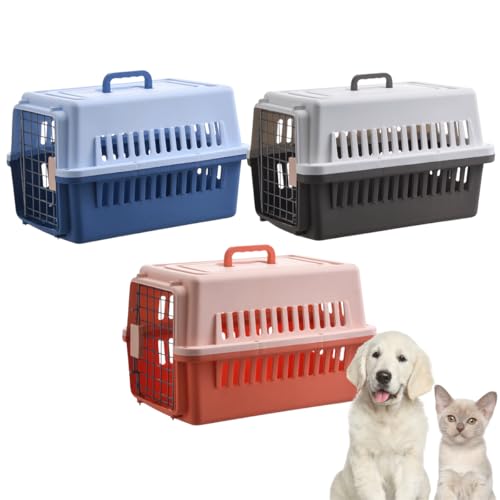 Caixa De Transporte Pet 58x36x35cm Viagem Passeio Cães Gatos (Lar...