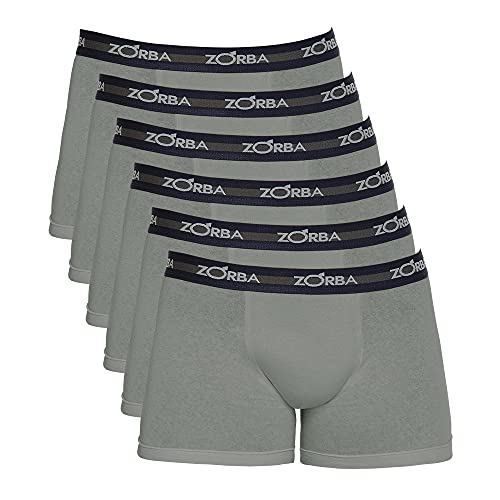 Kit com 6 Cuecas Zorba Boxer Max 702