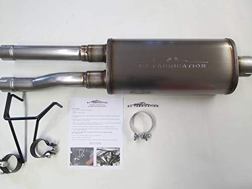 B2 Fabrication Dodge Ram 1500 accessories exhaust system with 18" Magnaflow muffler 2009-2018 Hemi