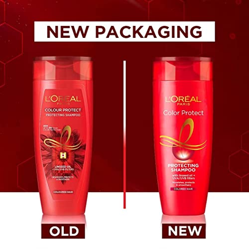 Image of L Oreal Paris Color Protect, Protecting Shampoo With Linseed Oil+Uva /Uvb Filter (180Ml)