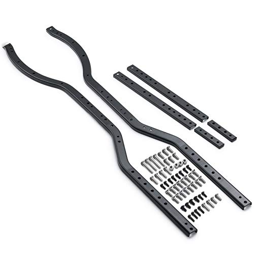 RC-Hub Metal RC Frame Rails Chassis Frame Beam for 1/10 Axial SCX10 RC Crawler Car Truck