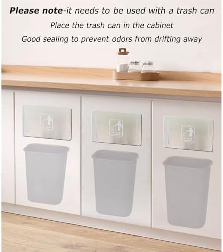 304 Stainless Steel Trash Chute Door for Kitchen Cabinets, Recessed Trash Bin Lid, Side Mount Flip Panel Lid