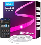 Govee 100ft LED Strip Lights, Bluetooth RGB LED Lights with App Control, 64 Scenes and Music Sync...
